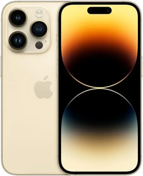 Telefono movil smartphone apple iphone 14 pro 5g - 128gb - 6.1 pulgadas oro acondicionado