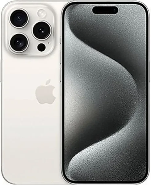 Telefono movil smartphone apple iphone 15 pro max 5g - 256gb - 6.7 pulgadas blanco acondicionado