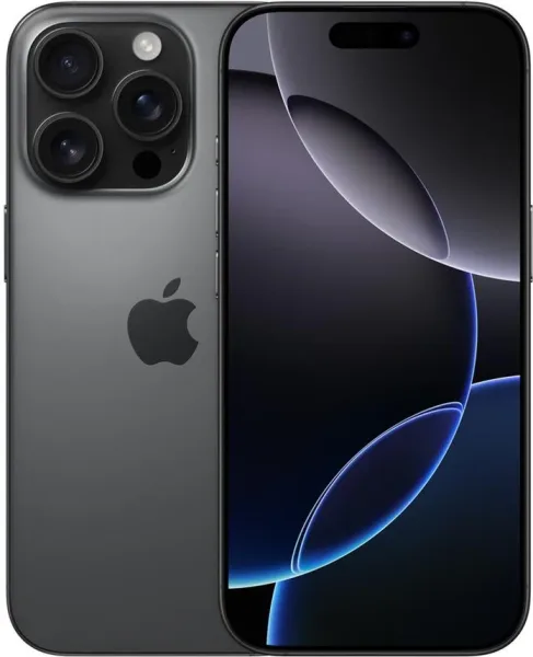 Telefono movil smartphone apple iphone 16 pro 5g - 256gb - 6.3 pulgadas negro acondicionado