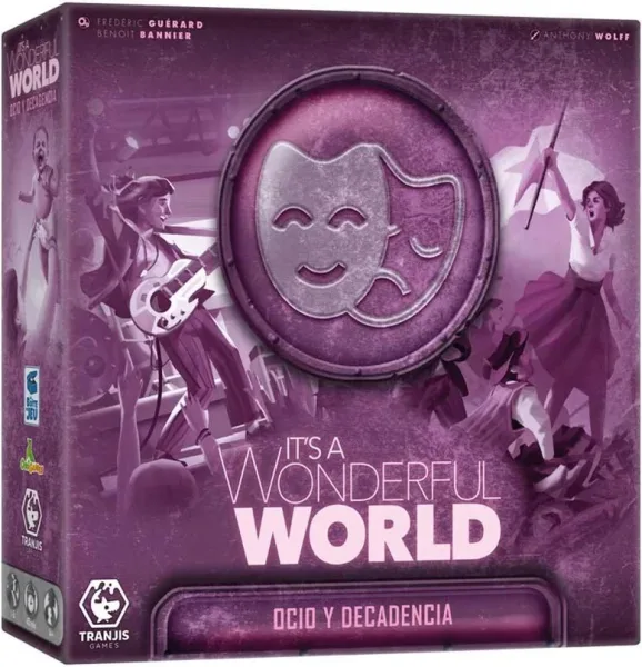 Juego de mesa tranjis games its a wonderful world ocio y decadencia edad recomendada 14 años