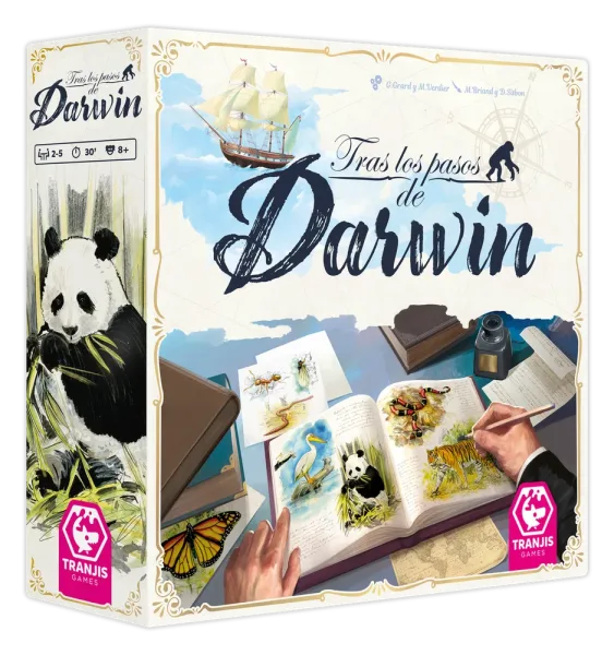 Juego de mesa tras los pasos de darwin