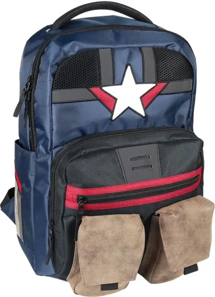 Mochila casual cerdá marvel capitan america vengadores multicolor 48 cm