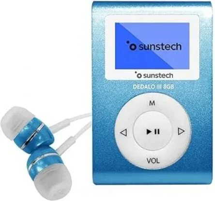 Reproductor MP3 Sunstech Dedalo III/ 8GB/ Radio FM/ Azul