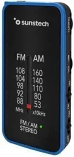 Radio Portátil Sunstech RPC6BL/ a Pilas/ Azul