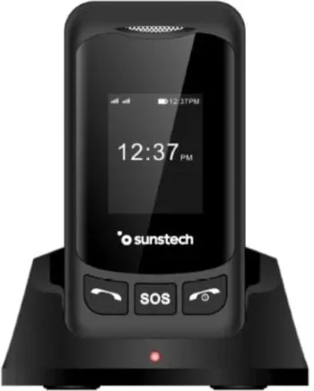 Teléfono Móvil Sunstech CELT26 para Personas Mayores/ Negro