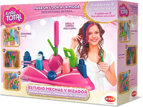 Juego bizak estudio mechas y rizador
