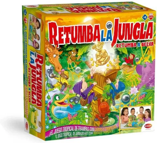 Juego de mesa bizak retumba la jungla