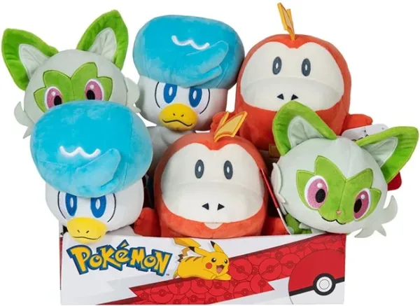 Peluche jazwares pokemon generación ix 21cm 1 unidad (1 peluche)
