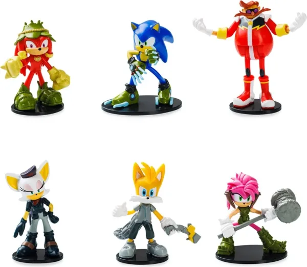 Surtido de figuras pack de 6 sonic