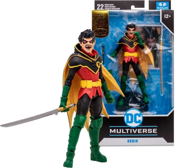 Figura mcfarlane DC multiverse damian wayne robin 17cm