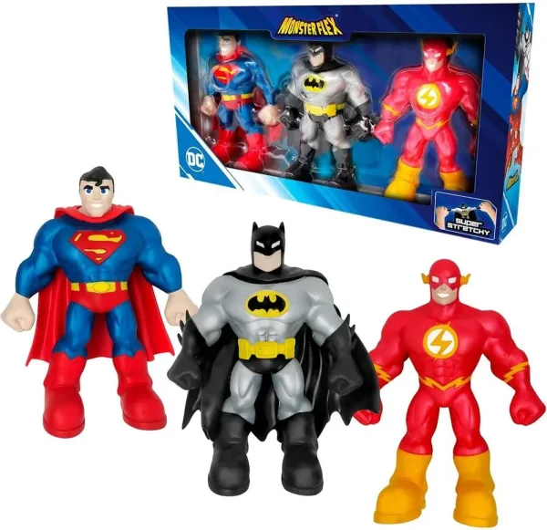 Monsterflex d.c. pack de 3 figuras