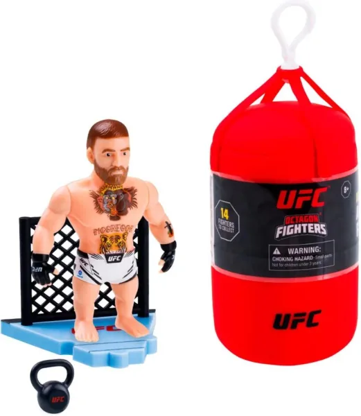 Ufc punching bag figura articulada 7 -5 cms + set lucha 1 unidad aleatoria