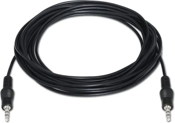 Cable Estéreo Nanocable 10.24.0103/ Jack 3.5 Macho - Jack 3.5 Macho/ 3m/ Negro