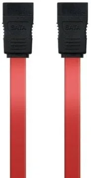 Cable SATA Nanocable 10.18.0101-OEM/ SATA Hembra - SATA Hembra/ 50cm/ Rojo