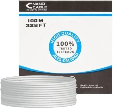 Bobina de Cable FTP Cat.6 100m Gris