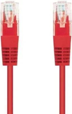 Cable de Red RJ45 UTP Nanocable 10.20.0401-R Cat.6/ 1m/ Rojo