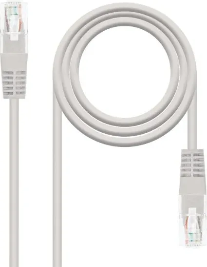 Cable de Red Latiguillo Rj45 Utp Cat6 Awg24 Lszh 5 M Gris Nanocable