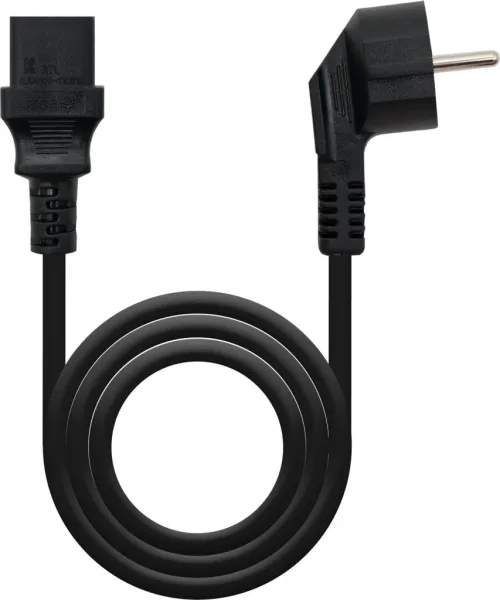 Cable Alimentación Nanocable 10.22.0102/ Schuko Macho - C13 Hembra/ 1.5m/ Negro