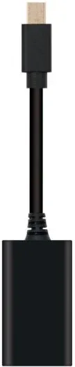 Cable de vídeo Mini DisplayPort-HDMI M/H 0.15m. Negro
