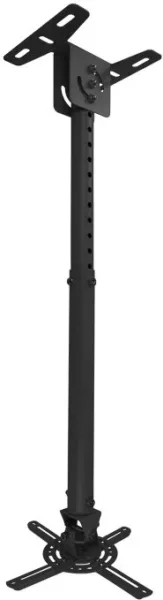 Soporte de Techo para Proyector TooQ PJ3030TN-B/ Inclinable/ Giratorio/ Nivelable/ hasta 20kg