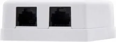 Caja de Superfície RJ45 CAT-6 UTP 2 Blanca
