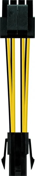 Cable de Alimentación Microprocesador Nanocable 10.19.1401/ Molex -4+4 PIN Macho - Molex 4 PIN Hembra/ 15cm