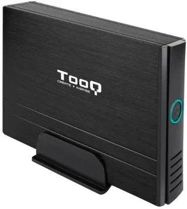 Caja externa tooq tqe - 3520b para HDD 3.5 pulgadas SATA - ide USB 2.0 negro