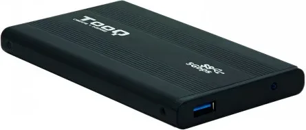 TooQ TQE-2524B caja para disco duro externo 2.5" Caja de disco duro (HDD) Negro