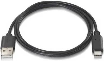 Cable USB 2.0 Tipo-C Nanocable 10.01.2100/ USB Tipo-C Macho - USB Macho/ 480Mbps/ 50cm/ Negro
