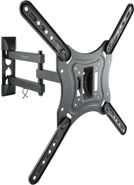 TooQ Soporte Giratorio e Inclinable para Monitor / TV LCD, Plasma de 23”- 55”, con Tres Pivotes, Negro