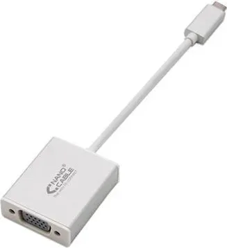 Cable Conversor Nanocable 10.16.4101/ USB Tipo-C Macho - VGA Hembra