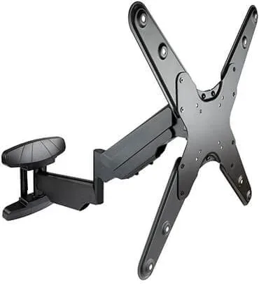 Soporte tv - monitor tooq 23 pulgadas - 55 pulgadas giratorio - inclinable negro vesa max 400x400 -  inclinable 5º - 15º -  girable - 90º -  carga maxima 30kg