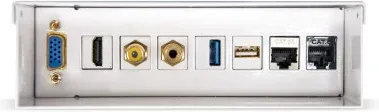 Caja de Conexiones Nanocable 10.35.0003/ VGA - HDMI - Jack 3.5 - RCA - USB 3.0 - USB 2.0 - 2x RJ45