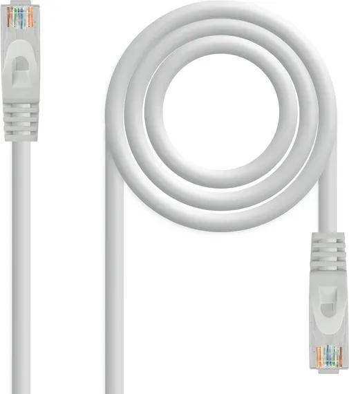 Cable de Red Latiguillo Rj45 Utp Cat6A Awg24 7 M Gris Nanocable