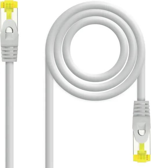 Latiguillo cable red lszh - sftp cat.6a rj45 nanocable 1m gris