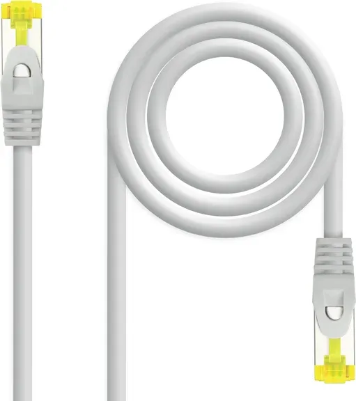 Cable de Red Latiguillo Rj45 Sftp Cat6A Awg26 3 M Gris Nanocable