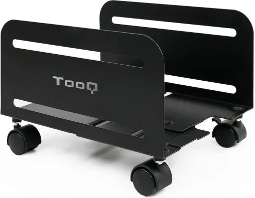 Soporte para CPU de suelo con ruedas tooq umcs0004 - b negro