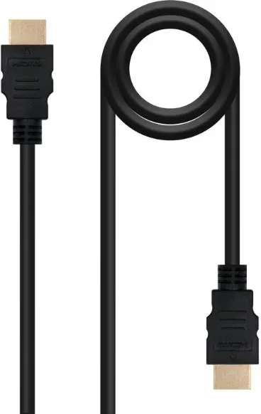 Cable HDMI 1.4 tipo a a HDMI tipo a nanocable 1.5m -  macho - macho -  alta velocidad -  4K -  10gbps -  negro