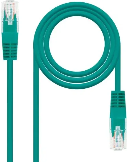 Cable de Red RJ45 UTP Nanocable 10.20.0400-L25-GR Cat.6/ 25cm/ Verde