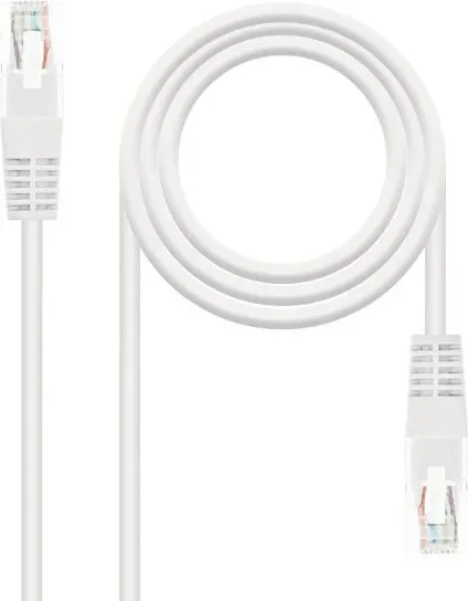 Cable de Red RJ45 UTP Nanocable 10.20.0400-L25-W Cat.6/ 25cm/ Blanco