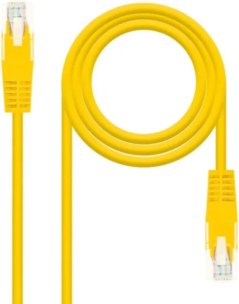 Cable de Red RJ45 UTP Nanocable 10.20.0400-L30 Cat.6/ 30cm/ Amarillo