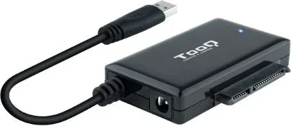 Adaptador para Discos Duros 2.5"/3.5" Tooq TQHDA-01A/ USB 3.0 Macho - SATA