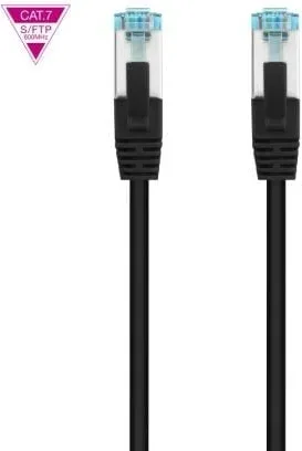 Cable de Red RJ45 SFTP Nanocable 10.20.1701-BK Cat.7/ 1m/ Negro