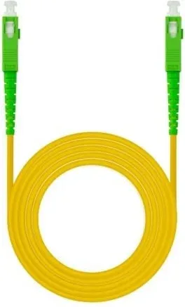 Cable de Fibra Óptica G657A2 Nanocable 10.20.0002/ LSZH/ 2m/ Amarillo