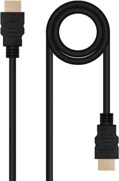 Cable nanocable HDMI v2.0 4K@60hz 18gbps a - m - a - m - 1.5 m - negro