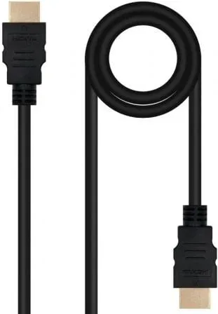 Cable HDMI 2.0 4K Nanocable 10.15.3803/ HDMI Macho - HDMI Macho/ 3m/ Negro