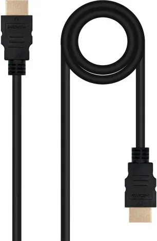 Cable HDMI 2.0 4K Nanocable 10.15.3807/ HDMI Macho - HDMI Macho/ 7m/ Negro