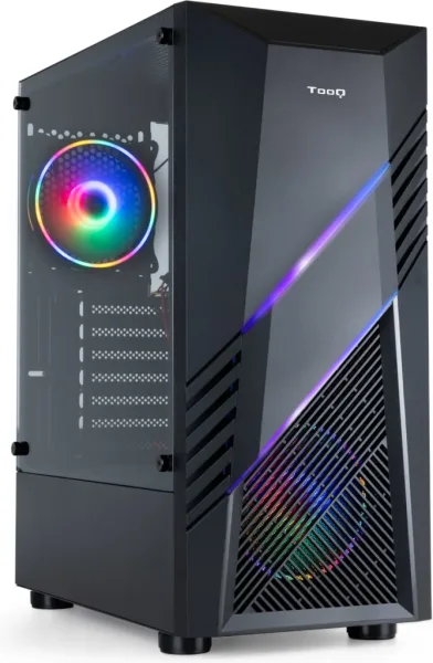 Caja ordenador gaming tooq tqgcc102 - b biohazard atx ARGB