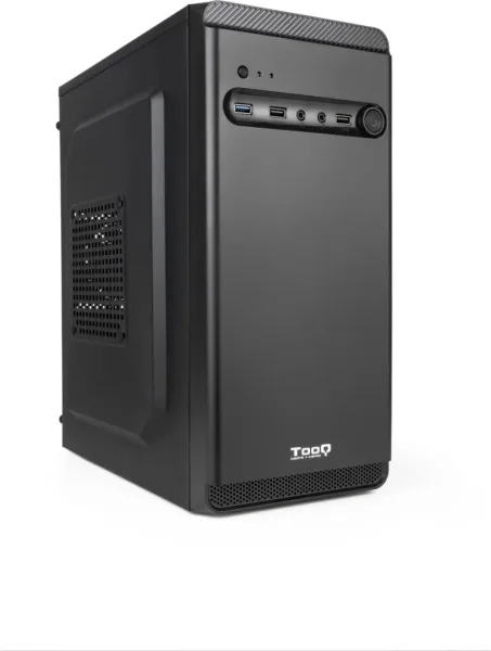 Tooq Caja Minitorre TQC-4702U3C-B Sin Fuente Negra