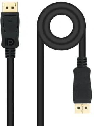 Cable DisplayPort Nanocable 10.15.2602/ DisplayPort Macho - DisplayPort Macho/ 2m/ Negro